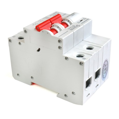 Wifi автоматический выключатель в Din-рейку для Ewelink SONOFF 2p 50A двухполюсной