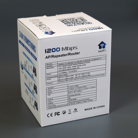 Усилитель Wifi 2.4 и 5 ГГц AC1200M репитер повторитель вайфай