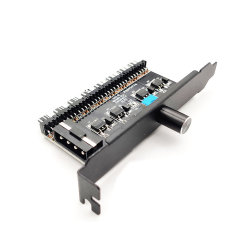 Реобас напряжения для вентиляторов с регулировкой оборотов 8 канальный