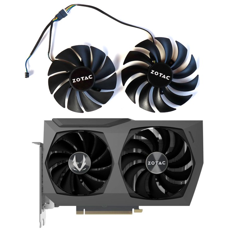 Вентиляторы для видеокарт Zotac Gaming RTX 3060 3060ti AMP White