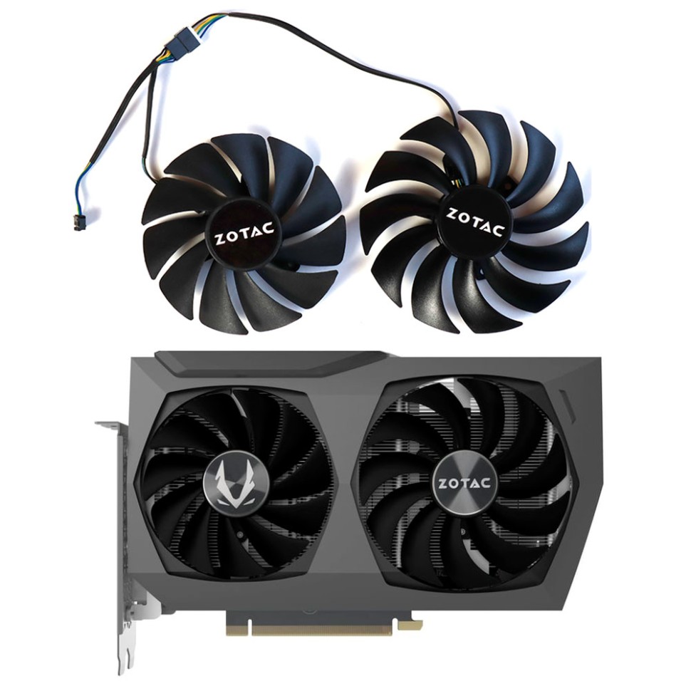 Вентиляторы для видеокарт Zotac Gaming RTX 3060 3060ti AMP White