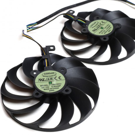 Вентиляторы ASUS Dual EVO 5600 5700 XT