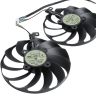 Вентиляторы ASUS Dual EVO 5600 5700 XT