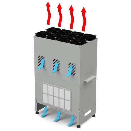 Корпус с разделением потоков BigCryptone 8Rv40 для 4090