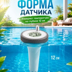 Термометр для бассейна с базой