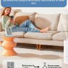 Умный Wi-Fi термогигрометр с большим экраном и 2 беспроводными датчиками температуры и влажности Smart Life, Яндекс Алиса, Home Assistant