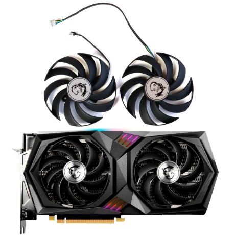 Вентиляторы MSI 3060 3060ti RX 6600 6700 Gaming X PLD10010S12HH 92 мм