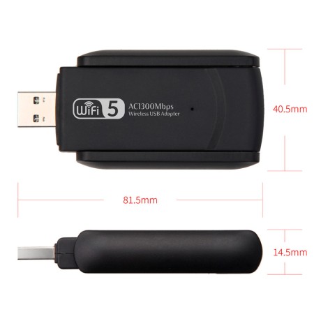 USB 3.0 Wi-Fi адаптер 5 ГГц и 2.4 ГГц - AC1300