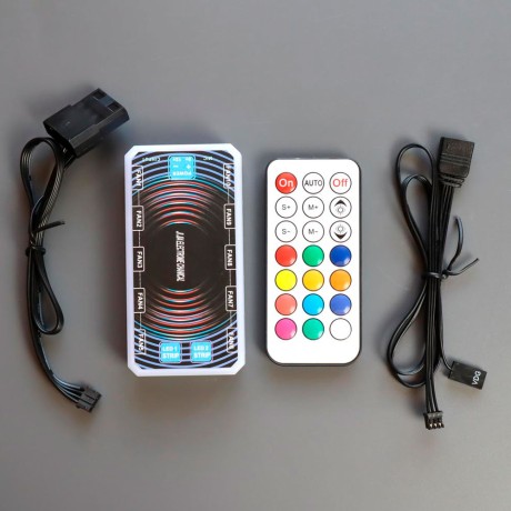 Вентиляторы ARGB 140 мм Prism 14 Pro черные