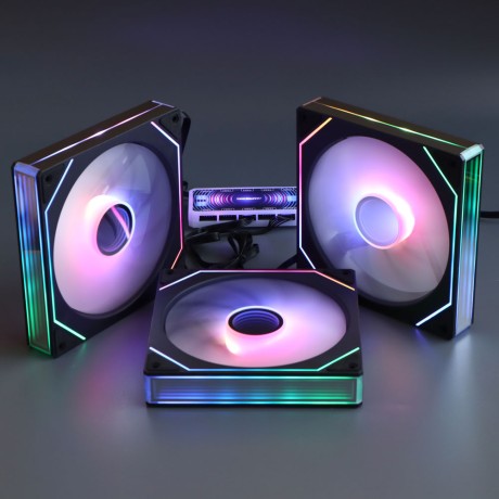 Вентиляторы ARGB 140 мм Prism 14 Pro черные