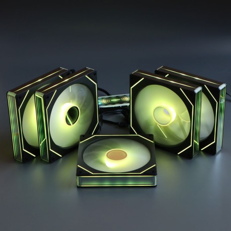 Вентиляторы ARGB 140 мм Prism 14 Pro черные