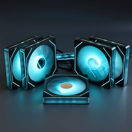 Вентиляторы ARGB 140 мм Prism 14 Pro черные