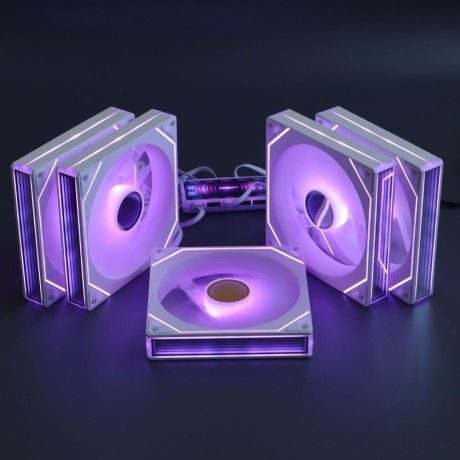 Вентиляторы ARGB 140 мм Prism 14 Pro белые