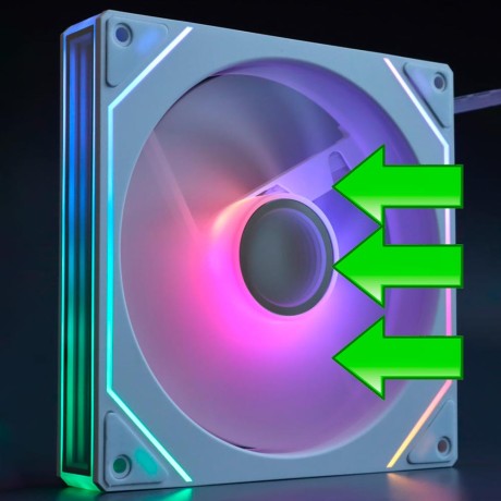 Вентиляторы ARGB 140 мм Prism 14 Pro белые