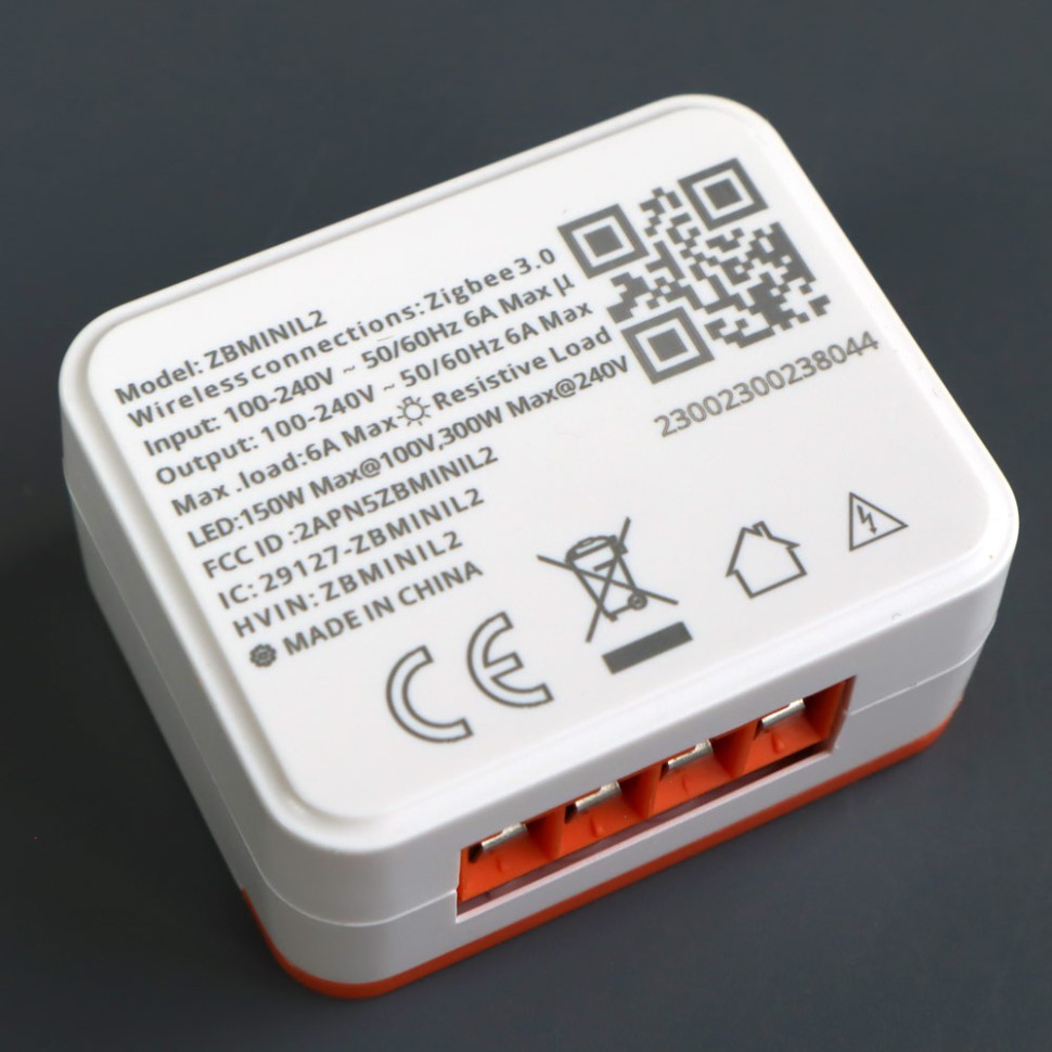 Sonoff ZBMINI-L2 Extreme - Zigbee реле мини без нуля купить в Москве