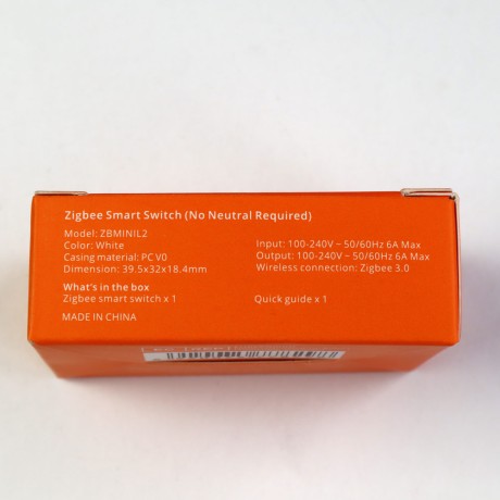 Sonoff ZBMINI-L2 Extreme - Zigbee реле мини без нуля