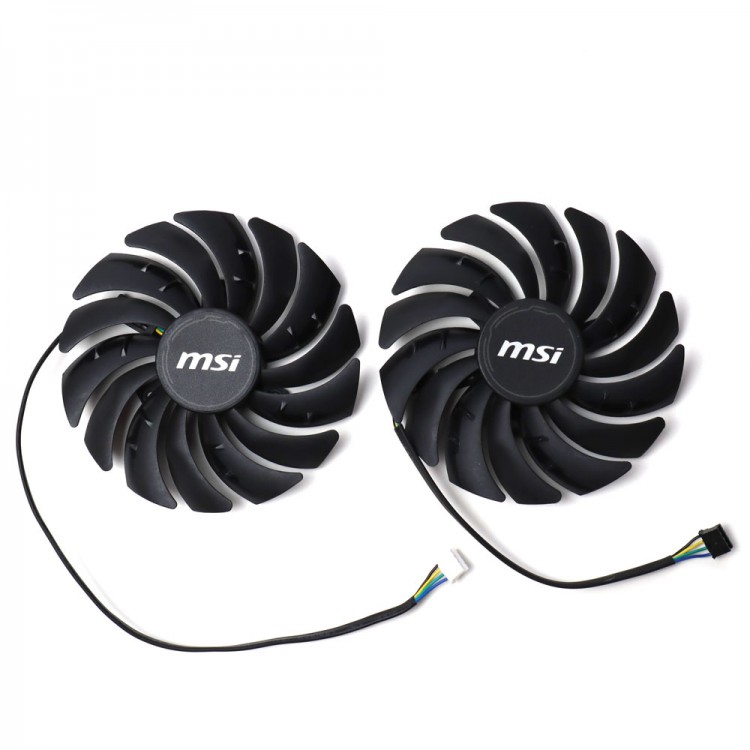 Вентиляторы для видеокарт MSI Ventus 2x 95 мм 3060 3060ti 3070 ...