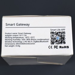 Шлюз Zigbee 3.0 Tuya / Smart life беспроводной хаб WIFI Type-C ZB-25