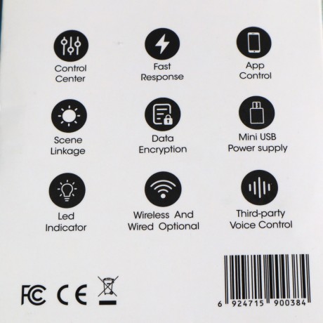 Шлюз Zigbee 3.0 Tuya / Smart life проводной хаб круглый