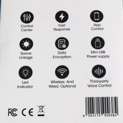 Шлюз Zigbee 3.0 Tuya / Smart life проводной хаб круглый