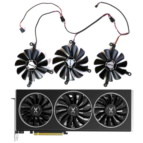 Вентиляторы XFX Radeon RX 6700 6750 XT CF1010U12S CF1015U12S