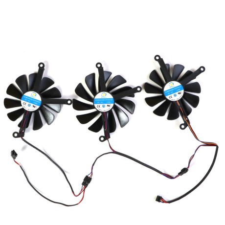 Вентиляторы XFX Radeon RX 6700 6750 XT CF1010U12S CF1015U12S