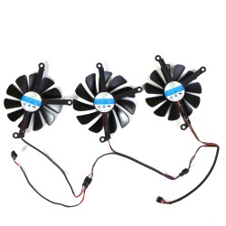 Вентиляторы XFX Radeon RX 6700 6750 XT CF1010U12S CF1015U12S