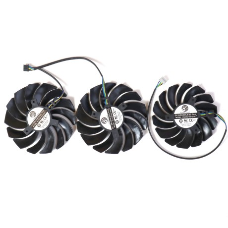 Вентиляторы MSI RTX 2080 Gaming X Trio Super Ti PLD10010S12HH 