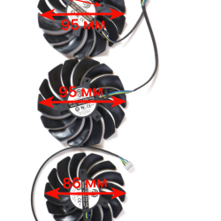 Вентиляторы MSI RTX 2080 Gaming X Trio Super Ti PLD10010S12HH