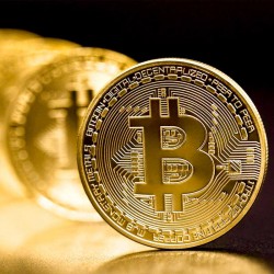 Монета Bitcoin Gold сувенирная