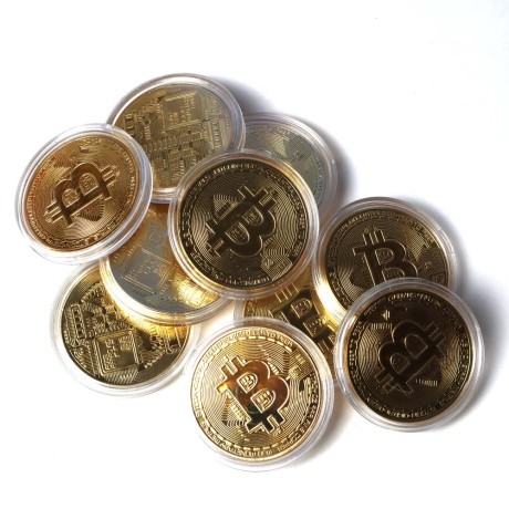 Монета Bitcoin Gold сувенирная