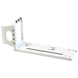 Райзер PCIE 5.0 x16 x16 на шлейфе гибкий белый