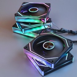 Вентиляторы ARGB 120 мм Prism 9 Ultra черные 3+4 пин