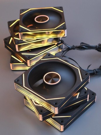 Вентиляторы ARGB 120 мм Prism 9 Ultra черные 3+4 пин