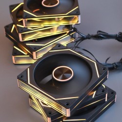 Вентиляторы ARGB 120 мм Prism 9 Ultra черные 3+4 пин