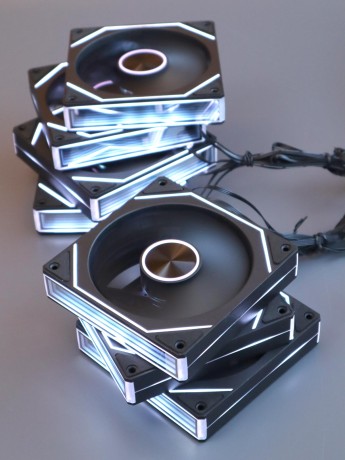 Вентиляторы ARGB 120 мм Prism 9 Ultra черные 3+4 пин