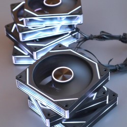 Вентиляторы ARGB 120 мм Prism 9 Ultra черные 3+4 пин