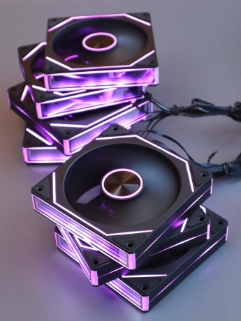 Вентиляторы ARGB 120 мм Prism 9 Ultra черные 3+4 пин
