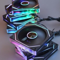 Вентиляторы ARGB 120 мм Prism 9 Ultra черные 3+4 пин