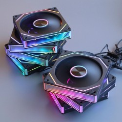 Вентиляторы ARGB 120 мм 9 Ultra черные 3+4 пин