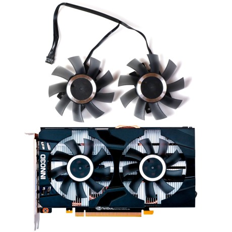 Вентиляторы INNO3D 2060 1650 1660 1660Ti Twin x2 CF-12815S 75 мм