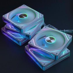 Вентиляторы ARGB 120 мм 9 Ultra белые 3+4 пин