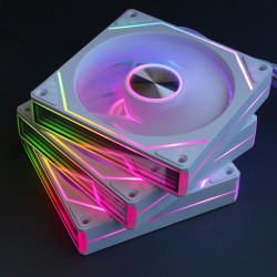 Вентиляторы ARGB 120 мм 9 Ultra белые 3+4 пин