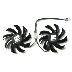 Вентиляторы для Powercolor RX 5700 6500 6600 6700 XT Fighter 85 мм
