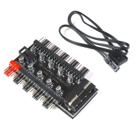 Хаб для вентиляторов 10-ти канальный