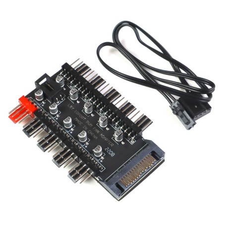 Хаб для вентиляторов 10-ти канальный