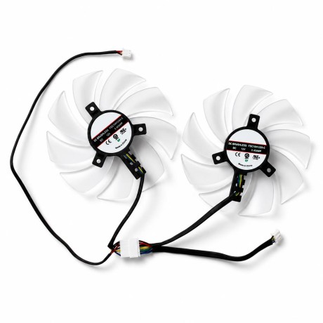 Вентиляторы для Powercolor RX 6600 6500 7600 XT Hellhound 98 мм