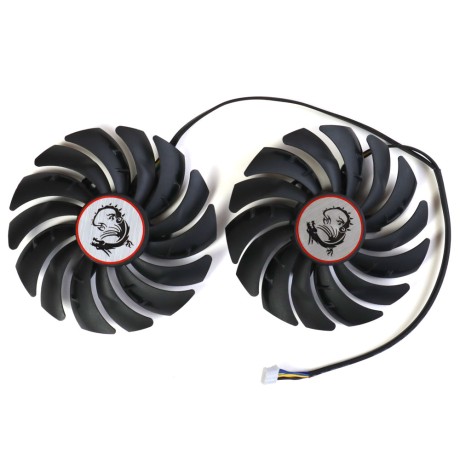 Вентиляторы MSI 1060 1070 1080 470 480 570 580 Armor Gaming X