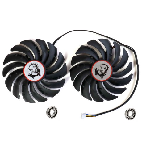 Вентиляторы MSI 1060 1070 1080 470 480 570 580 Armor Gaming X