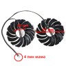 Вентиляторы MSI 1060 1070 1080 470 480 570 580 Armor Gaming X